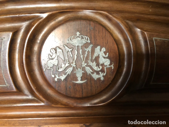 Antig&uuml;edades: Cama de nogal - Foto 2