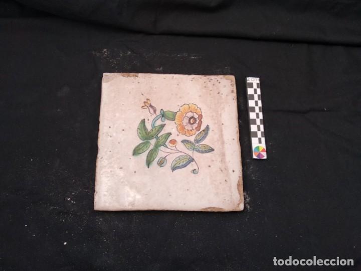 Antig&uuml;edades: Azulejo valenciano SXVIII - Foto 1