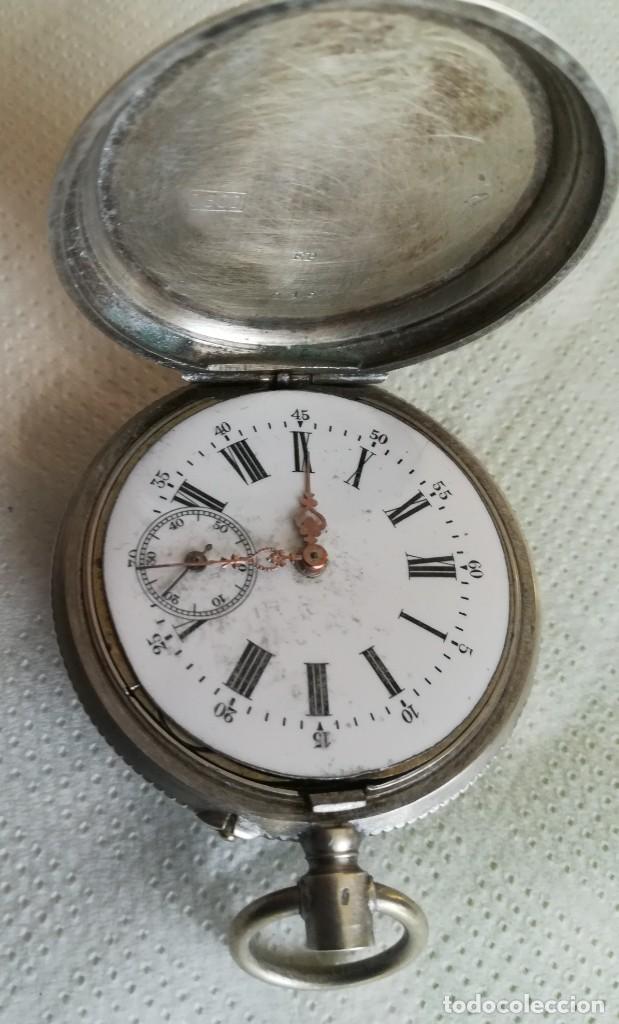 Antig&uuml;edades: Reloj de bolsillo plata - Foto 3