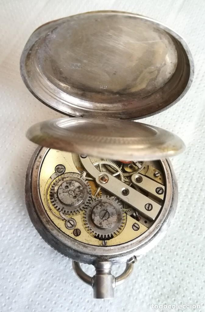 Antig&uuml;edades: Reloj de bolsillo plata - Foto 11