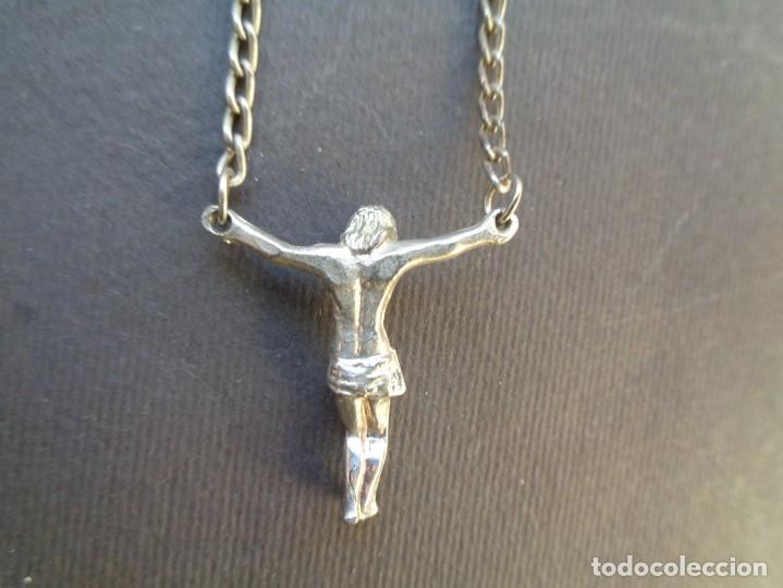 Antig&uuml;edades: CADENA CON CRISTO EN PLATA DE LEY - Foto 4