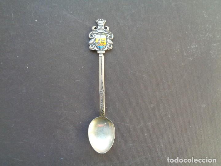Antig&uuml;edades: CUCHARILLA DE PLATA CON EL ESCUDO DE BILBAO - Foto 1
