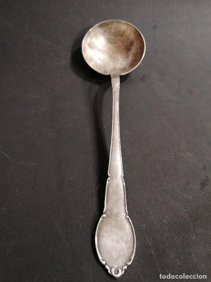 Antig&uuml;edades: Antiguo cuchar&oacute;n con ba&ntilde;o - Foto 1
