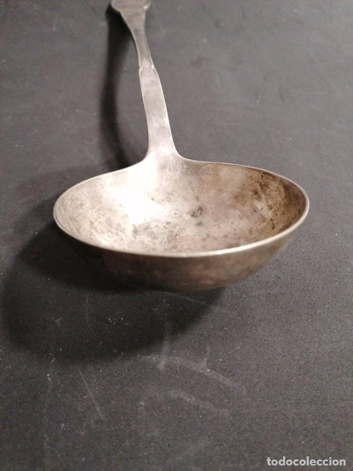 Antig&uuml;edades: Antiguo cuchar&oacute;n con ba&ntilde;o - Foto 4