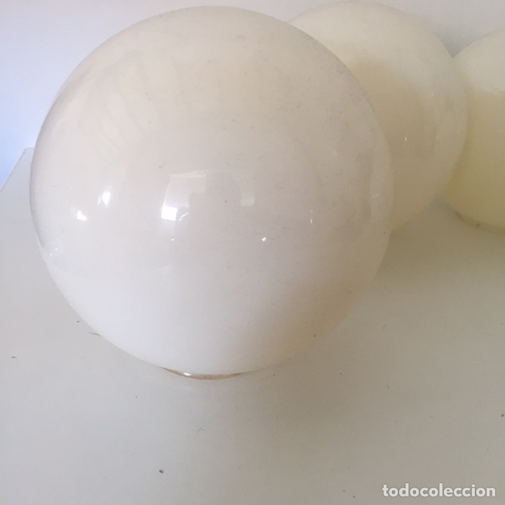 Antig&uuml;edades: Lote de globos de l&aacute;mpara vintage - Foto 2