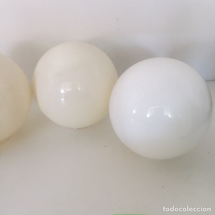 Antig&uuml;edades: Lote de globos de l&aacute;mpara vintage - Foto 3
