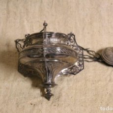 Antigüedades: LAMPARA DE PLATA. Lote 235932435