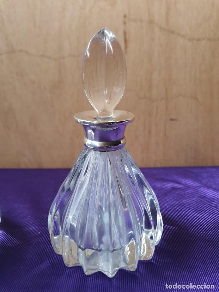 Antig&uuml;edades: JUEGO TOCADOR en plata y cristal - Foto 4