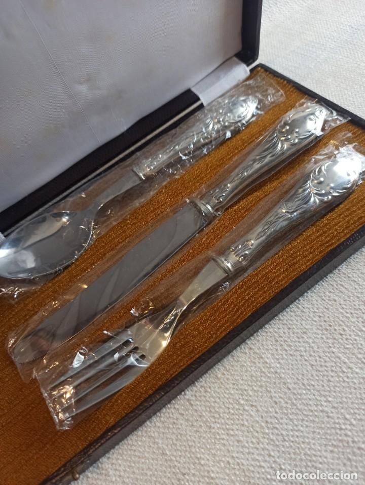 Antig&uuml;edades: CUBIERTOS ANTIGUOS PLATA SELLADA. - Foto 1