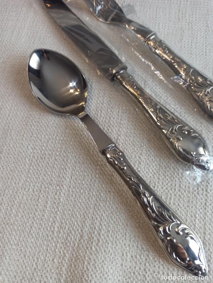 Antig&uuml;edades: CUBIERTOS ANTIGUOS PLATA SELLADA. - Foto 5