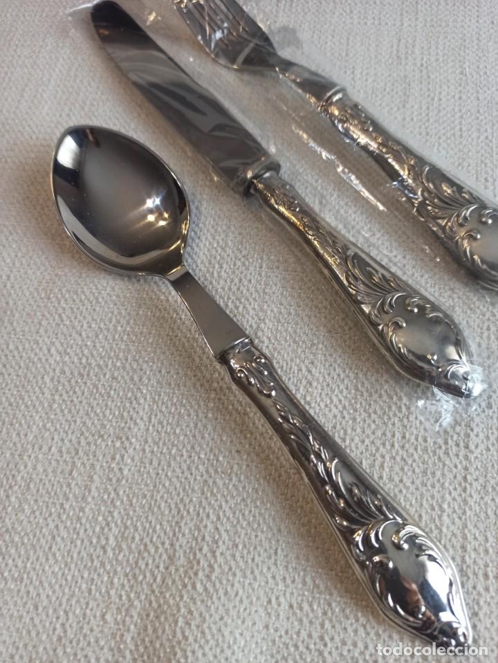 Antig&uuml;edades: CUBIERTOS ANTIGUOS PLATA SELLADA. - Foto 6