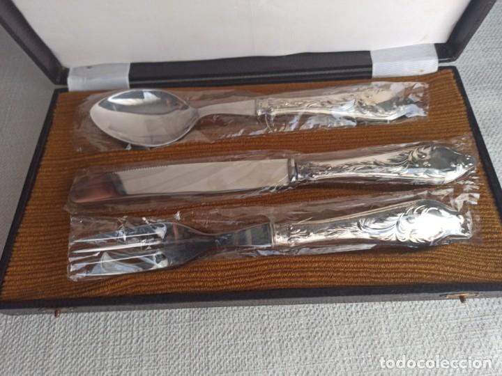 Antig&uuml;edades: CUBIERTOS ANTIGUOS PLATA SELLADA. - Foto 7