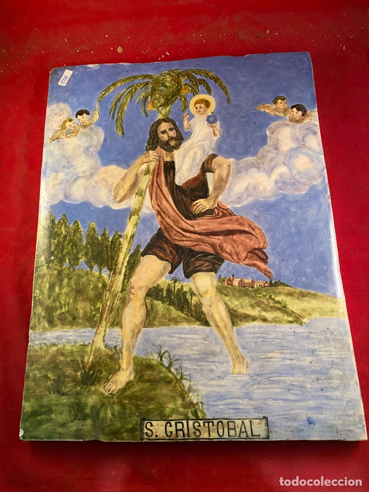 Antig&uuml;edades: Panel cer&aacute;mico S.CRISTOBAL - Foto 1