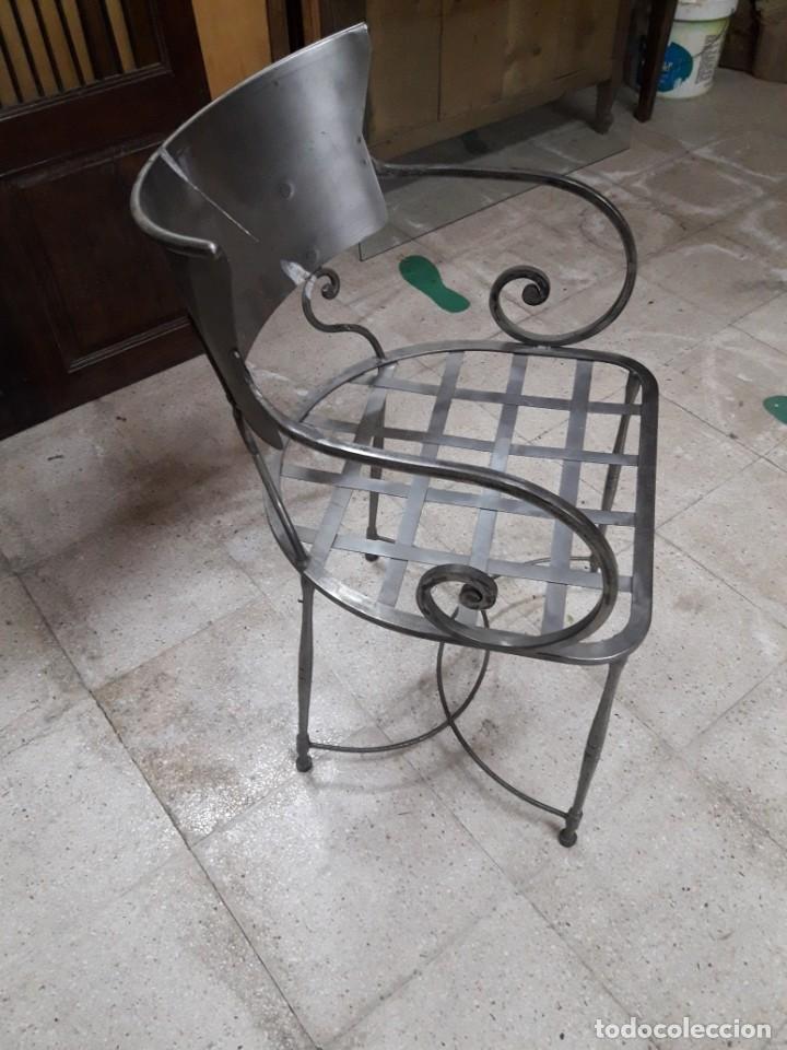 Antig&uuml;edades: Sillon fabricado en acero - Foto 2