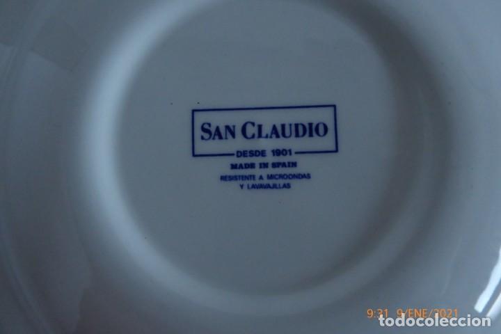 Antig&uuml;edades: PLATO HONDO SAN CLAUDIO CON ALEGRES MOTIVOS DE NAVIDAD - Foto 3