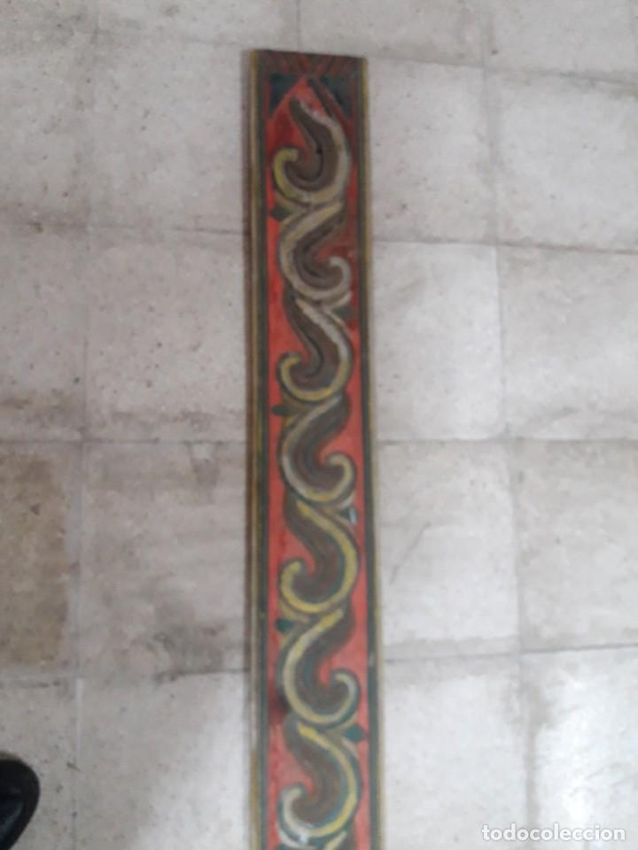 Antig&uuml;edades: Friso tallado y pintado - Foto 2