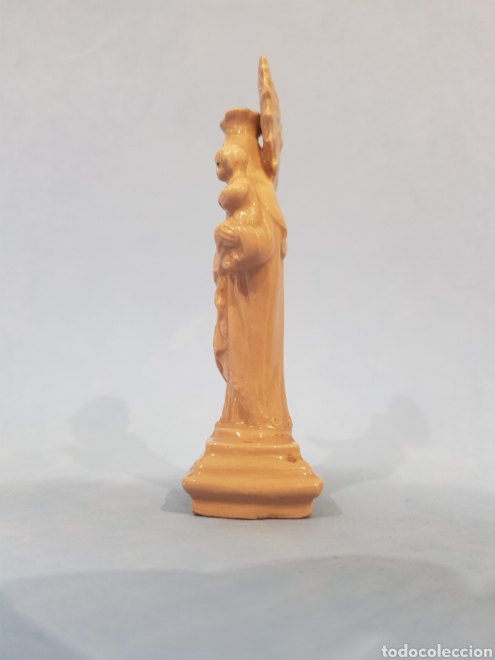 Antig&uuml;edades: Virgen del Carmen , biscuit - Foto 4
