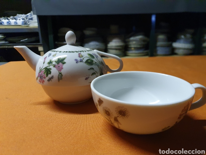 Antig&uuml;edades: Tetera con taza - Foto 2