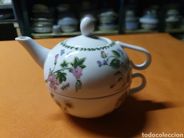 Antig&uuml;edades: Tetera con taza - Foto 1