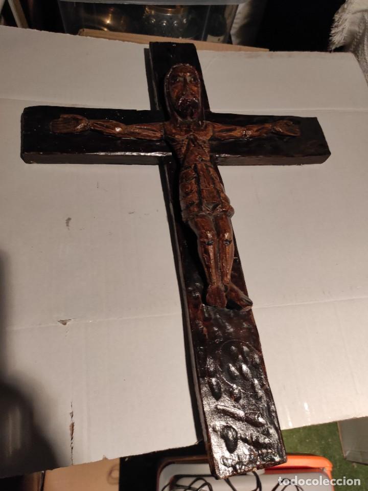 Antig&uuml;edades: Cristo crucificado 65x45 - Foto 1