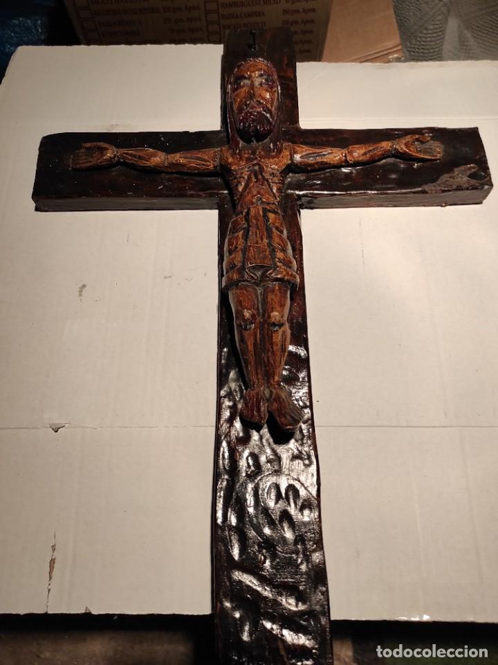 Antig&uuml;edades: Cristo crucificado 65x45 - Foto 2