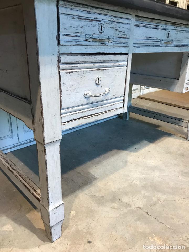 Antig&uuml;edades: Antiguo Escritorio Shabby - Foto 4