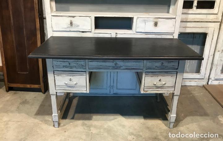 Antig&uuml;edades: Antiguo Escritorio Shabby - Foto 1