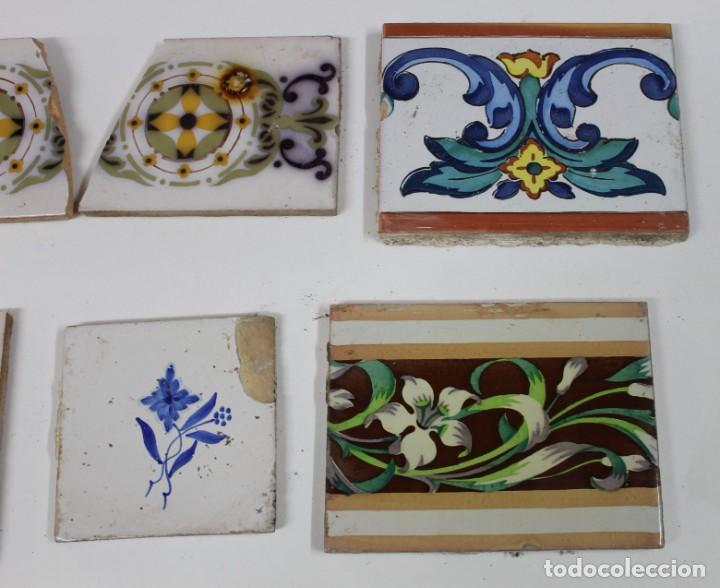Antigüedades: Lote de antiguos azulejos, algunos modernistas - Foto 6 - 236195110