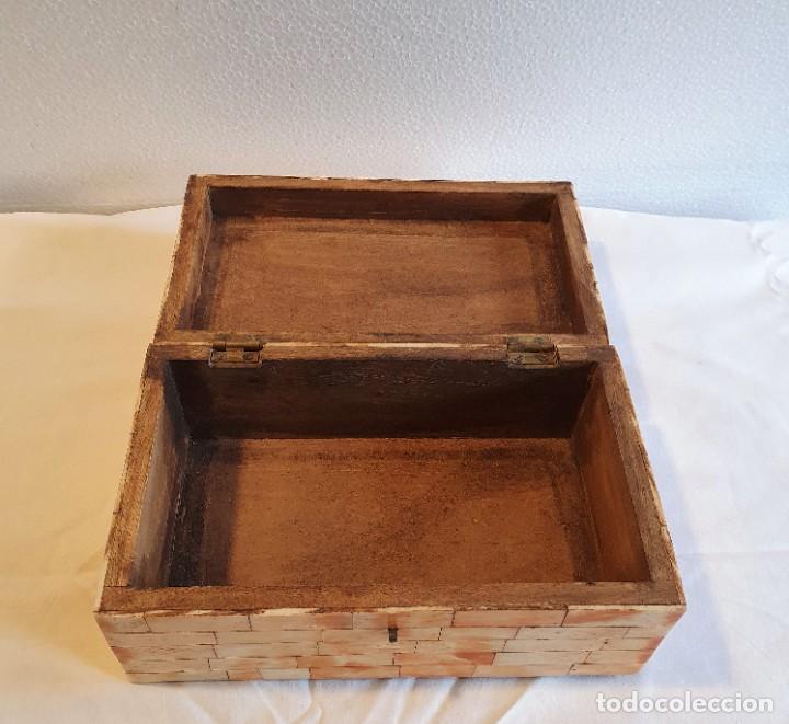 Antig&uuml;edades: -CAJA JOYERO DE HUESO - Foto 5