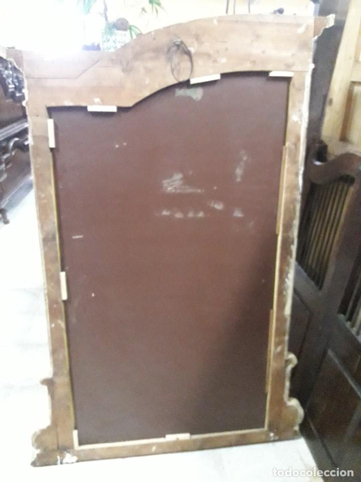 Antig&uuml;edades: Espejo biselado con marco policromado - Foto 7