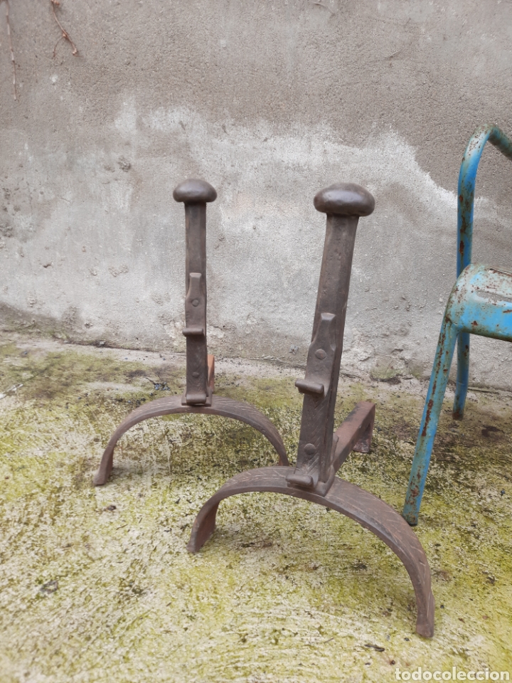 Antig&uuml;edades: Morillos muy grandes en forja - Foto 1
