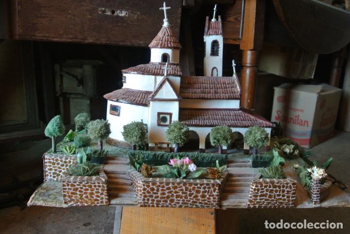 Antig&uuml;edades: Maqueta artesanal ermita de Lourdes. Prats de LLu&ccedil;an&eacute;s