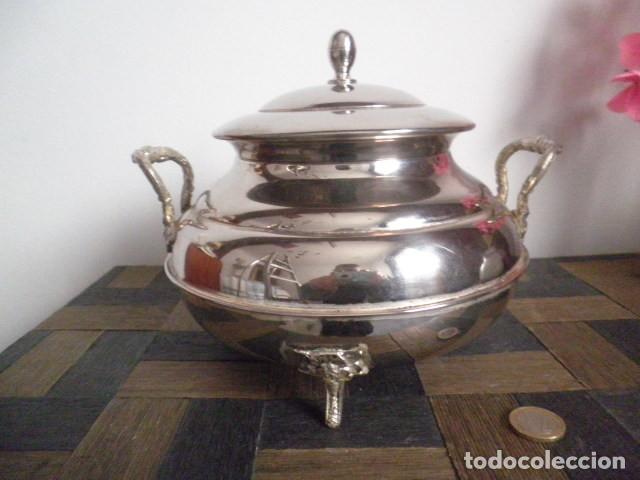 Antig&uuml;edades: Sopera plateada..... - Foto 1