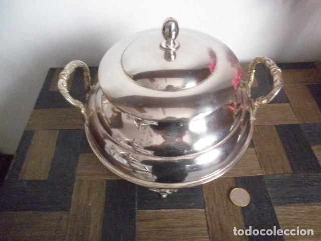 Antig&uuml;edades: Sopera plateada..... - Foto 2