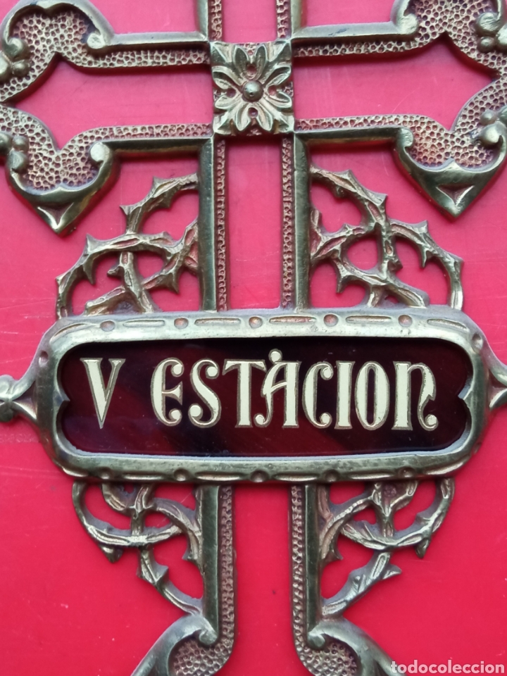Antig&uuml;edades: Cruz de bronce - Foto 2