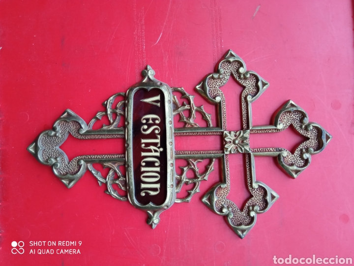 Antig&uuml;edades: Cruz de bronce - Foto 3