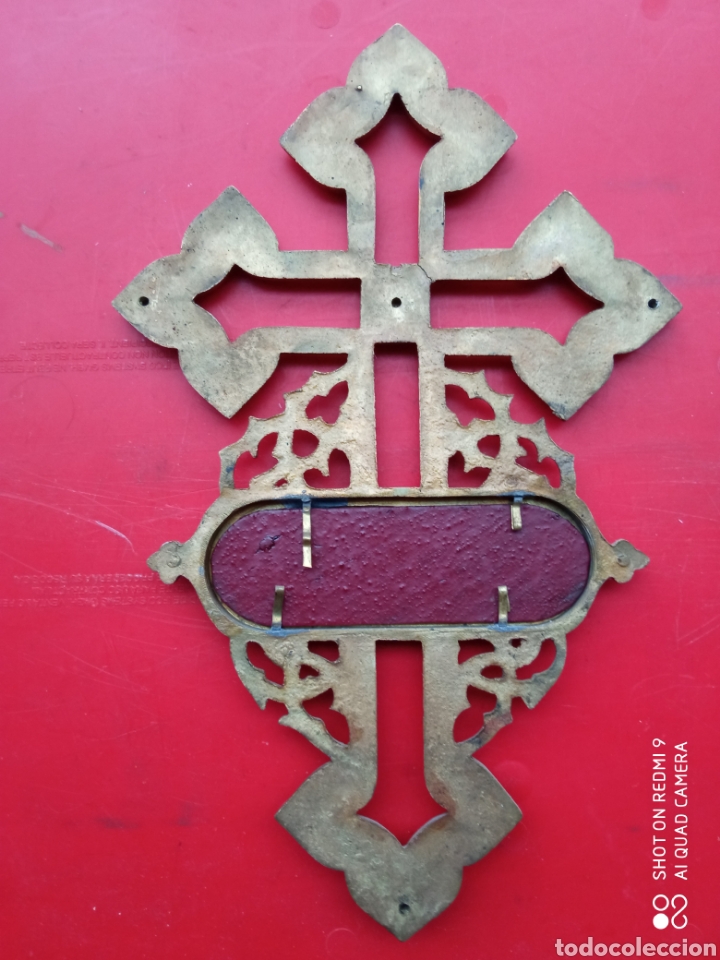 Antig&uuml;edades: Cruz de bronce - Foto 4