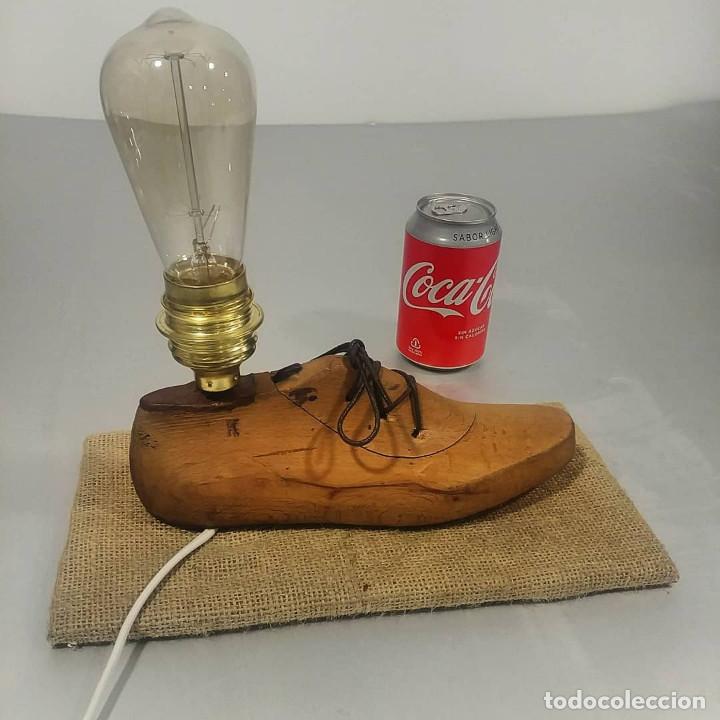 Antig&uuml;edades: L&aacute;mpara-horma zapato - Foto 2