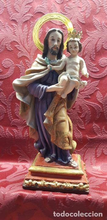 Antig&uuml;edades: SAN JOS&Eacute; CON NI&Ntilde;O REY - Foto 1
