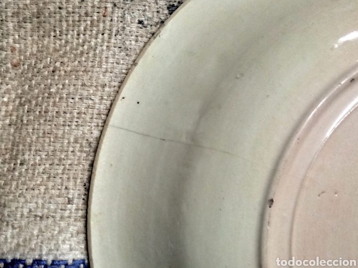 Antig&uuml;edades: Lebrillo de ceramica - Foto 3