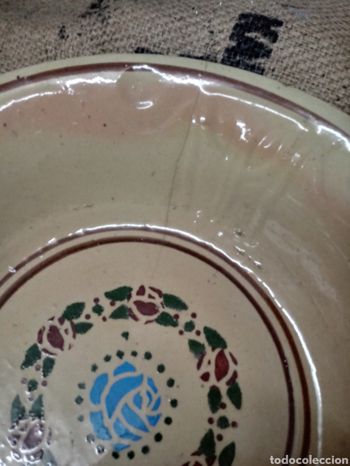 Antig&uuml;edades: Lebrillo de ceramica - Foto 5