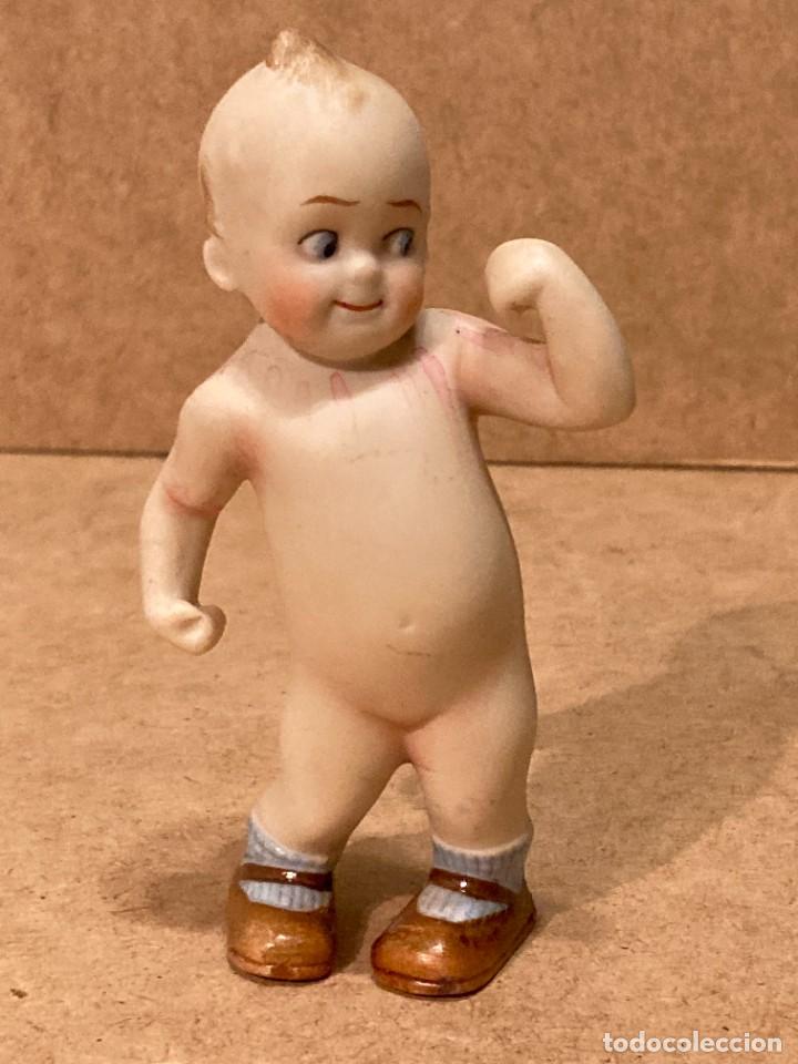 Antig&uuml;edades: Ni&ntilde;o de biscuit con marcas - Foto 2