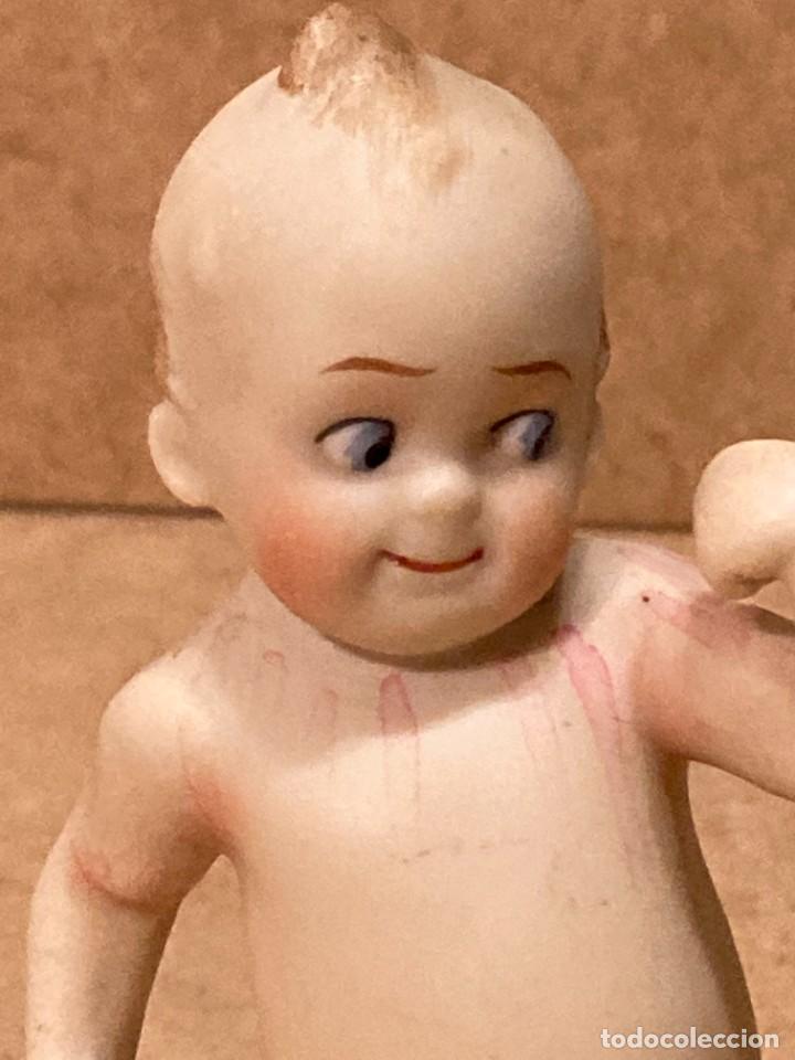 Antig&uuml;edades: Ni&ntilde;o de biscuit con marcas - Foto 9