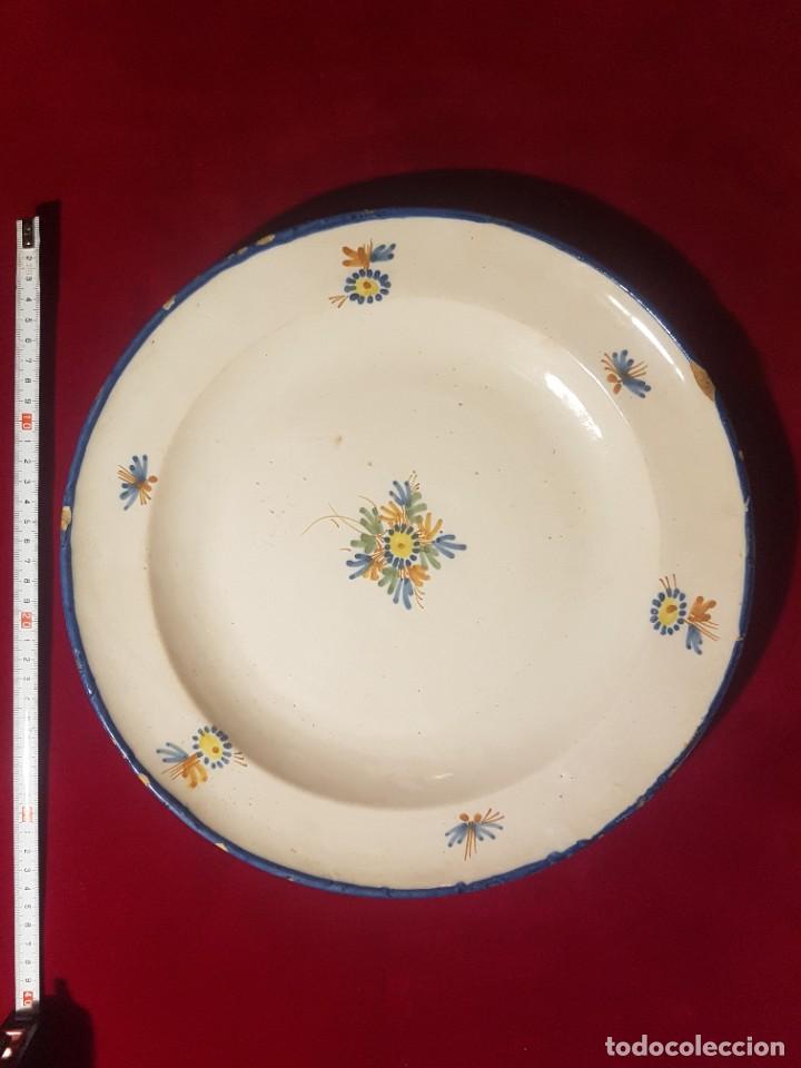 Antig&uuml;edades: Gran plato de Alcora - Foto 1