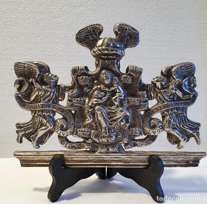 Antig&uuml;edades: PLACA RELIGIOSA EN RELIEVE DE PLATA DE LEY REF PAM 201 - Foto 1
