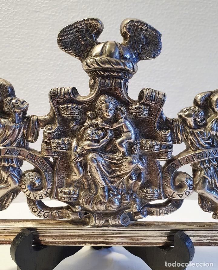 Antig&uuml;edades: PLACA RELIGIOSA EN RELIEVE DE PLATA DE LEY REF PAM 201 - Foto 2