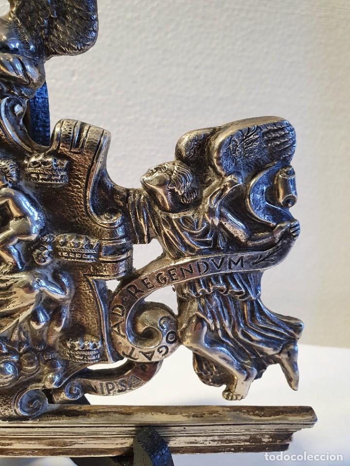 Antig&uuml;edades: PLACA RELIGIOSA EN RELIEVE DE PLATA DE LEY REF PAM 201 - Foto 4