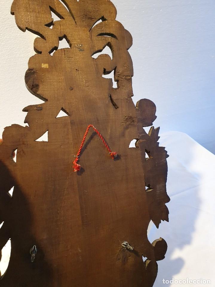 Antig&uuml;edades: ESCUDO TALLA MADERA. - Foto 4