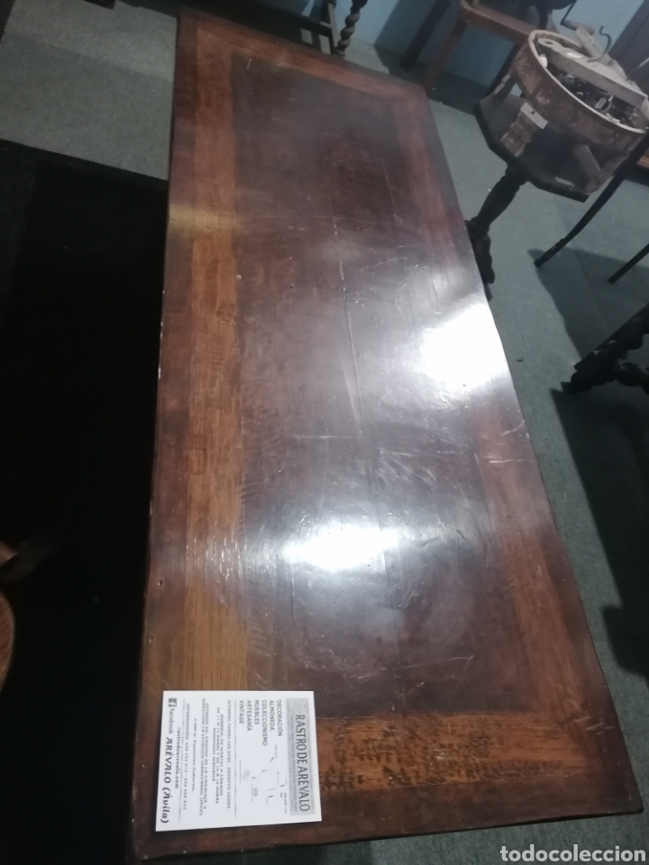 Antig&uuml;edades: Mesa de centro con cajones - Foto 6