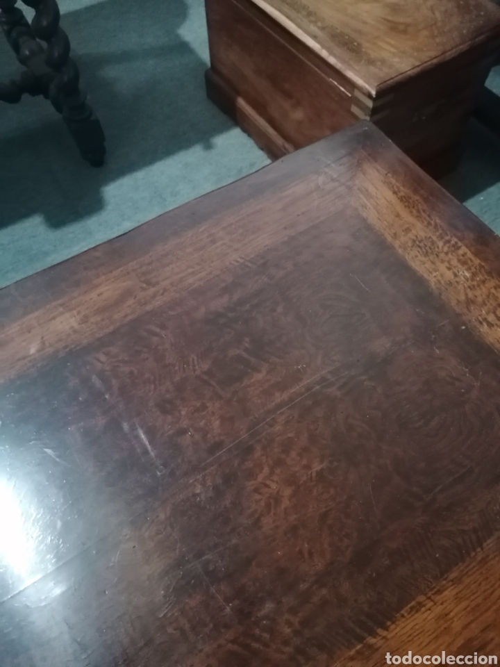 Antig&uuml;edades: Mesa de centro con cajones - Foto 9